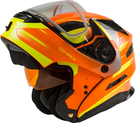 Md 01s Modular Snow Helmet Descendant Neon Org/Hi Vis 2x 