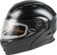 GMAX Md 01s Modular Snow Helmet W/Electric Shield Black 2x
