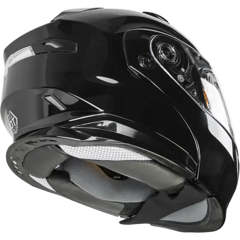 Md 01s Modular Snow Helmet W/Electric Shield Black 3x 