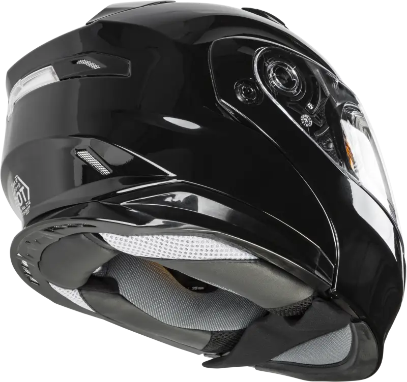 Md 01s Modular Snow Helmet W/Electric Shield Black Md 