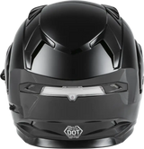 Md 01s Modular Snow Helmet W/Electric Shield Black Md 