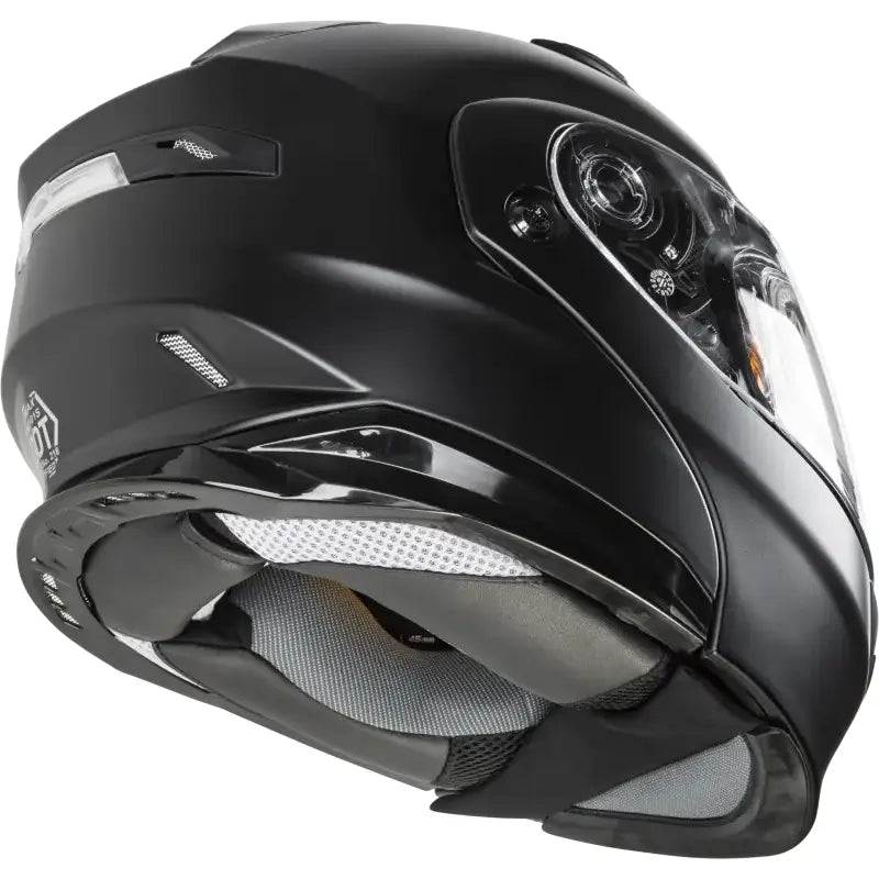 Md 01s Modular Snow Helmet W/Electric Shield Matte Blk Lg 
