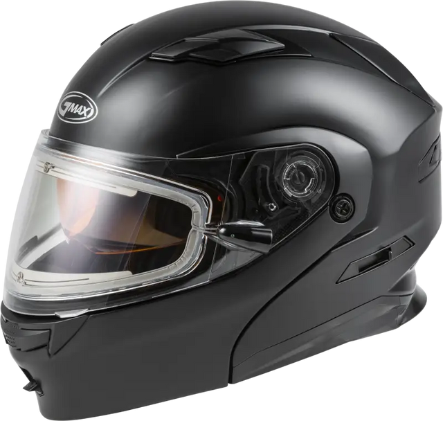 GMAX Md 01s Modular Snow Helmet W/Electric Shield Matte Blk Lg