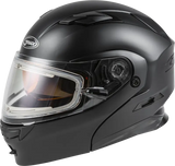 GMAX Md 01s Modular Snow Helmet W/Electric Shield Matte Blk Md