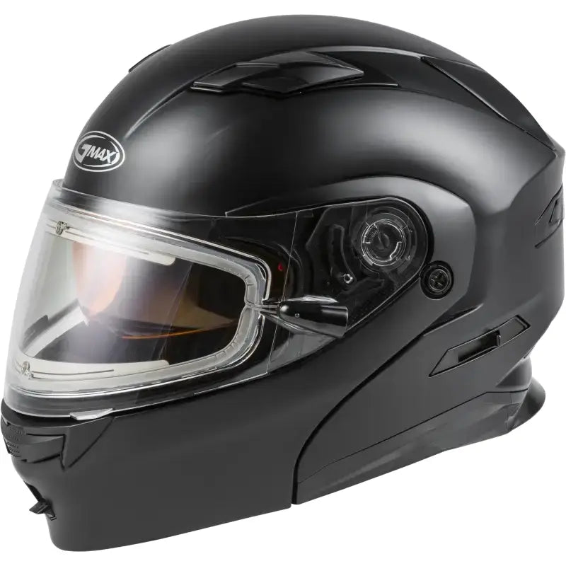 GMAX Md 01s Modular Snow Helmet W/Electric Shield Matte Blk Xl