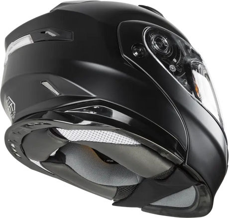 Md 01s Modular Snow Helmet W/Electric Shield Matte Blk Xl 