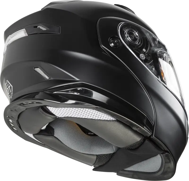 Md 01s Modular Snow Helmet W/Electric Shield Matte Blk Xs 