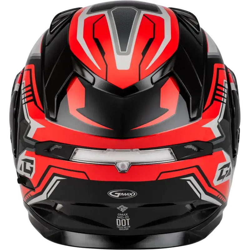 Md 01s Transistor Snow Helmet Black/Red 2x - Powersports