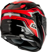 Md 01s Transistor Snow Helmet Black/Red 3x - Powersports