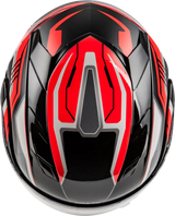 Md 01s Transistor Snow Helmet Black/Red - Powersports