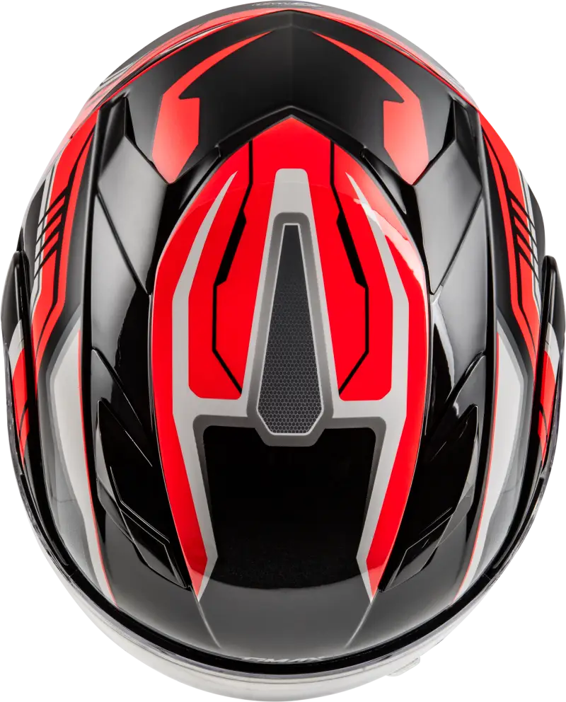 Md 01s Transistor Snow Helmet Black/Red Xl - Powersports