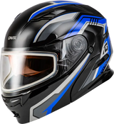 Md 01s Transistor Snow Helmet Blue/Black 3x - Powersports