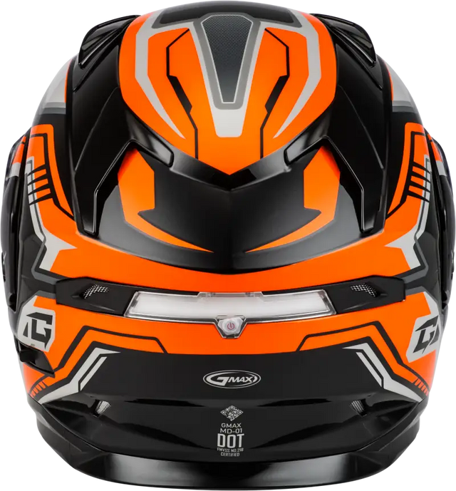 Md 01s Transistor Snow Helmet Orange/Black 2x - Powersports