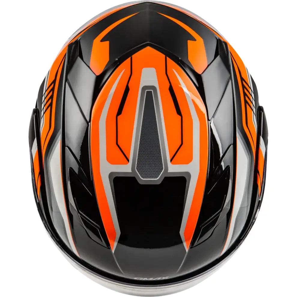 Md 01s Transistor Snow Helmet Orange/Black Sm