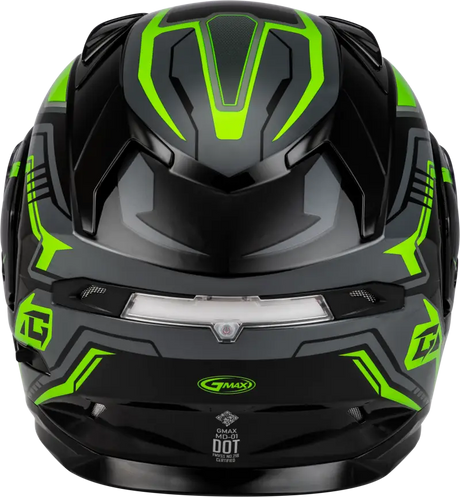 Md 01s Transistor Snow Helmet W Elec Shld Blk/Grey/Green Xs