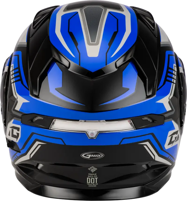 Md 01s Transistor Snow Helmet W Electric Shld Blue/Black 2x - Powersports