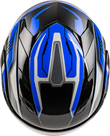 Md 01s Transistor Snow Helmet W Electric Shld Blue/Black - Powersports