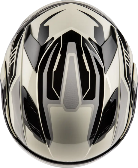 Md 01s Transistor Snow Helmet White/Grey/Black - Powersports