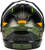 Md 74s Spectre Snow Helmet W/ Elec Shield Black/Green Lg