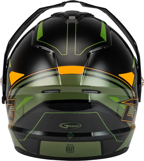 Md 74s Spectre Snow Helmet W/ Elec Shield Black/Green Xl