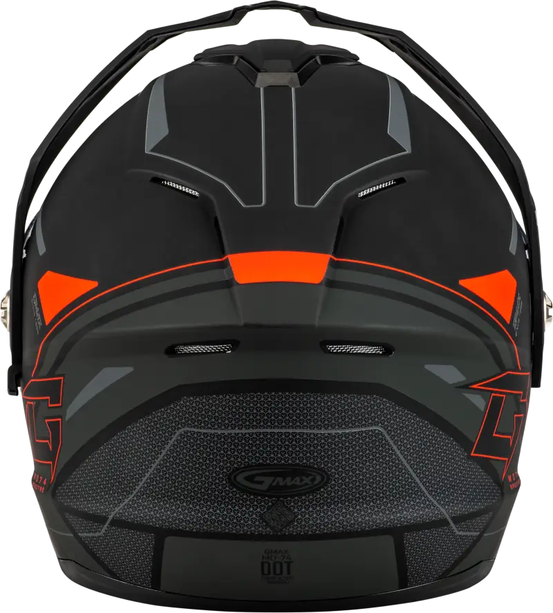 Md 74s Spectre Snow Helmet W/ Elec Shield Matte Black/Red Lg