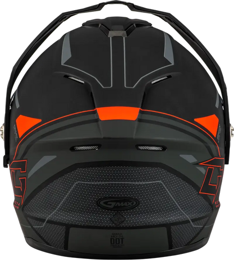 Md 74s Spectre Snow Helmet W/ Elec Shield Matte Black/Red Lg