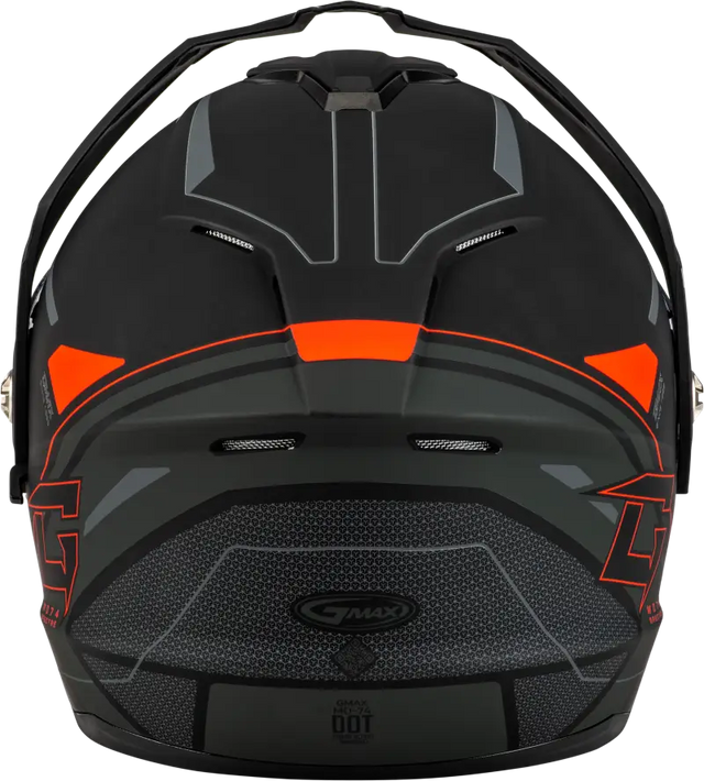Md 74s Spectre Snow Helmet W/ Elec Shield Matte Black/Red Lg