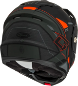 Md 74s Spectre Snow Helmet W/ Elec Shield Matte Black/Red Lg