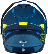 Md 74s Spectre Snow Helmet W/ Elec Shield Matte Blue/Grn 2x