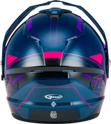 Md 74s Spectre Snow Helmet W/ Elec Shld Blue/Pink/Purple