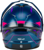 Md 74s Spectre Snow Helmet W/ Elec Shld Blue/Pink/Purple