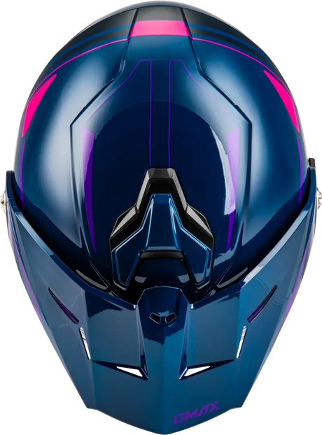 Md 74s Spectre Snow Helmet W/ Elec Shld Blue/Pink/Purple 3x