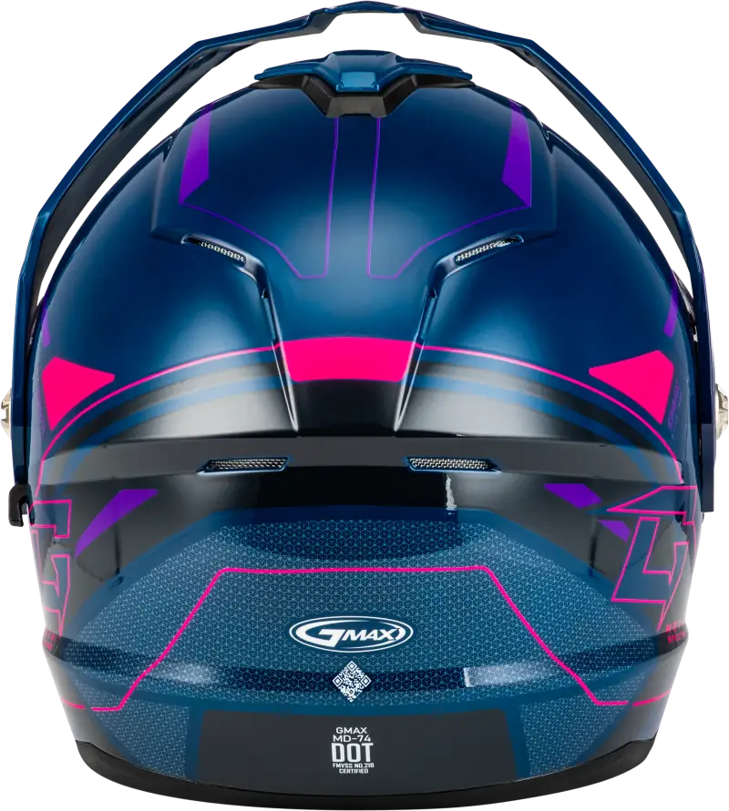 Md 74s Spectre Snow Helmet W/ Elec Shld Blue/Pink/Purple Lg