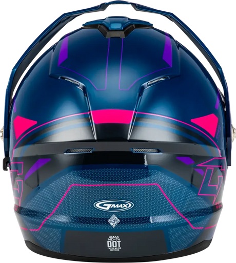 Md 74s Spectre Snow Helmet W/ Elec Shld Blue/Pink/Purple Sm