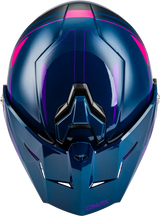 Md 74s Spectre Snow Helmet W/ Elec Shld Blue/Pink/Purple Xl