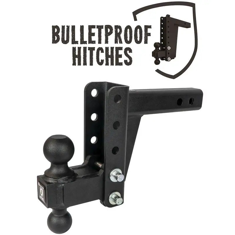 MD204 Bulletproof 2.0' Medium Duty 4' Drop/Rise hitch, durable and versatile for RV, Automotive, Powersports, off-road, marine, exterior, truck accessories, interior, truck bed, rv parts, Towing & Hitches, Winches & Hitches, Towing | Trailer | Axles | Brakes | Boat, AVADA - Best Sellers