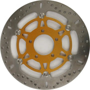 MD3104X Street Rotor motorcycle brake disc with gold center for improved stopping power