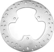 Silver-colored MD4051 Standard Brake Rotor with unique three-lobed cutout and ventilation holes