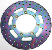 Iridescent motorcycle brake rotor from MD4147 standard brake rotor lineup