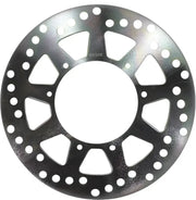 MD6009D standard brake rotor with circular perforations and triangular cutouts