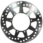 MD6009D standard brake rotor with circular perforations and triangular cutouts