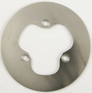 Silver MD6278D Standard Rotor metal plate with three-lobed cutout and mounting holes