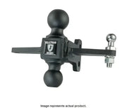 Black multi-ball trailer hitch for sway control on MDSWAYCONTROLBALL Bulletproof Med Duty trailer