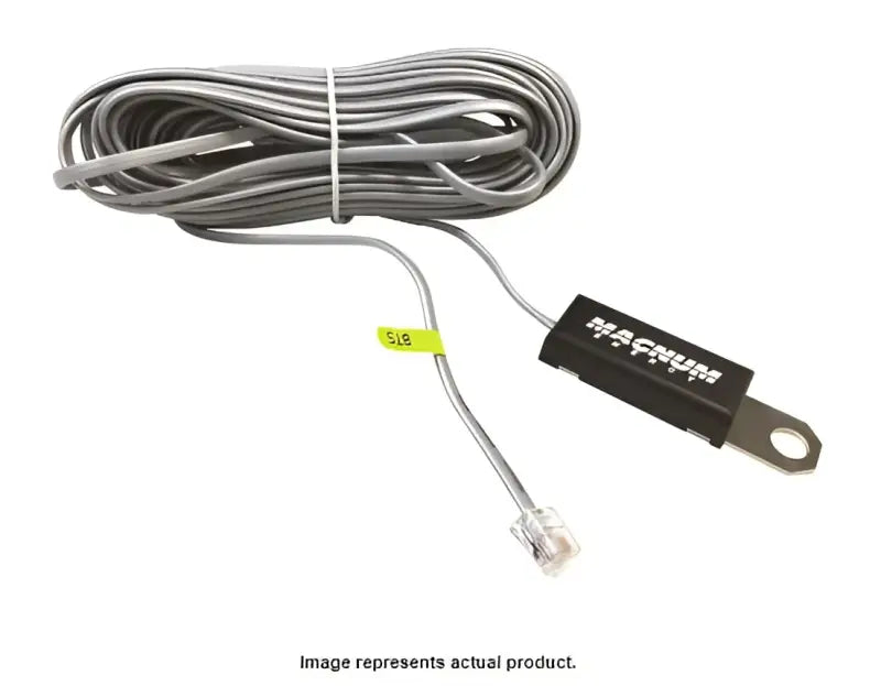 Gray magnum battery temp sensor with RJ11 connector and battery cable for ME-BTS-15-F