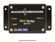 Black RVC bridge with mounting brackets for ME-RVC-L Magnum RVC bridge module