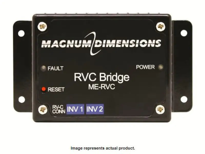 Black RVC bridge with mounting brackets for ME-RVC-L Magnum RVC bridge module