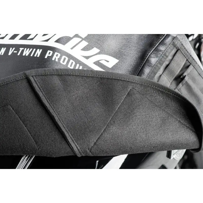 Black felt-lined mechanix service cover for 5 6 gal tank with pockets