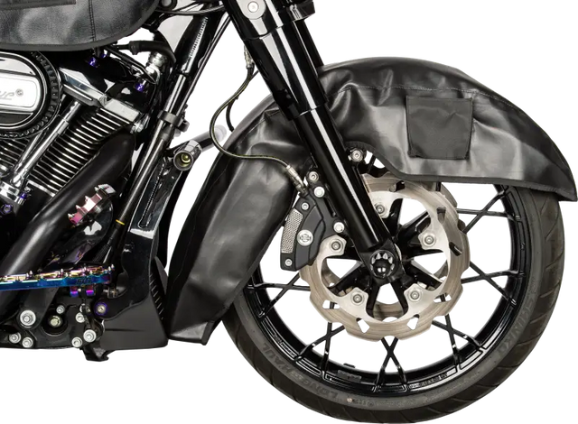 Motorix Service Cover Front Fender with Pockets for motorcycle front wheel protection
