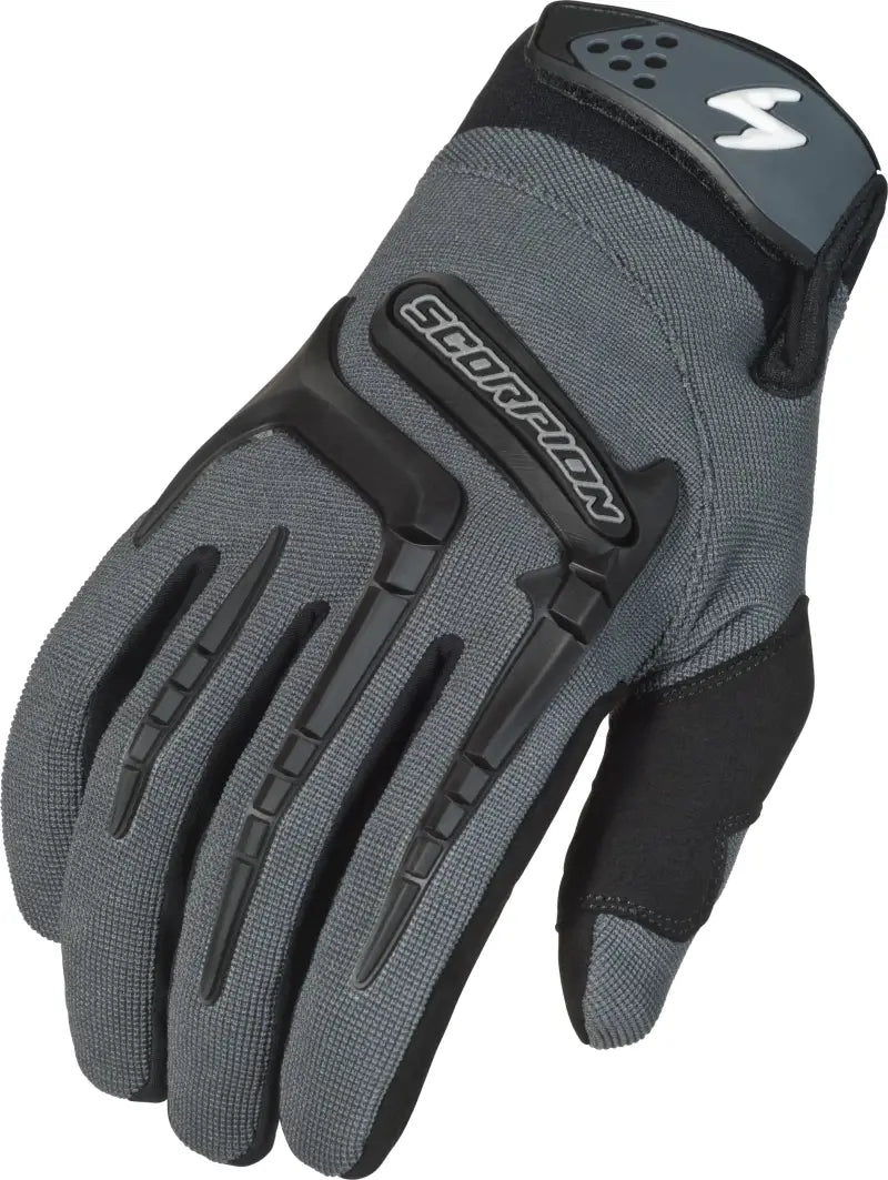 Skrub Gloves Grey Md - SCORPION EXO