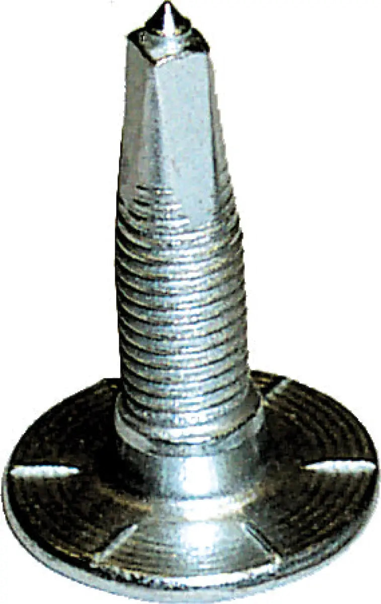 Metal screw with wide slotted head from MEG-1575-L Silver Mega Bite Studs pack